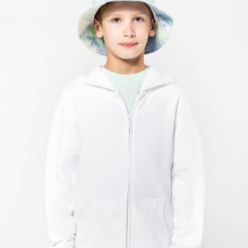 Kids' full zip hooded sweatshirt