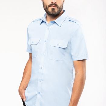 Men's short-sleeved pilot shirt