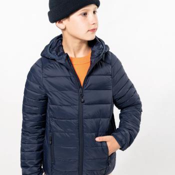 Kids' lightweight hooded padded jacket