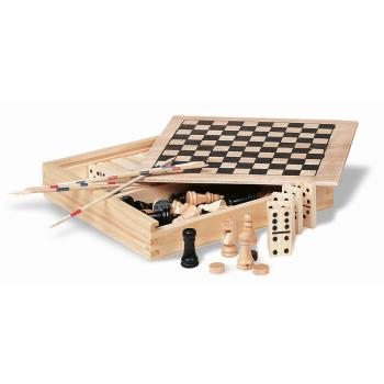 4 games in wooden box          KC2941-40