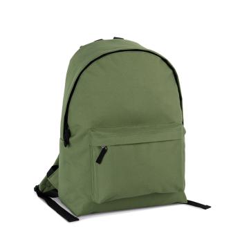 Casual recycled backpack with front pocket