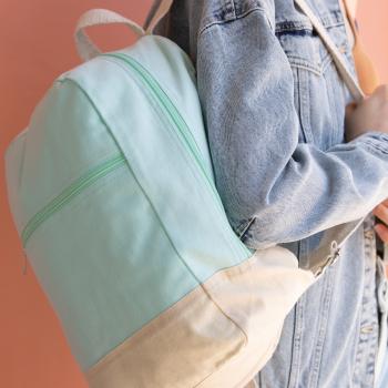 Essential backpack in cotton 