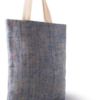 100% natural yarn dyed jute bag