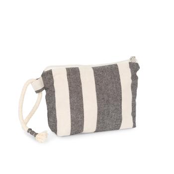 Recycled pouch - Striped pattern