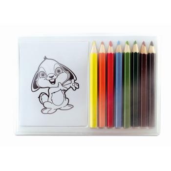 Wooden pencil colouring set    MO7389-99