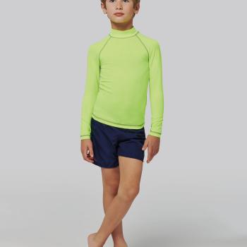 Children’s long-sleeved technical T-shirt with UV protection