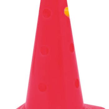 Training cone with holes