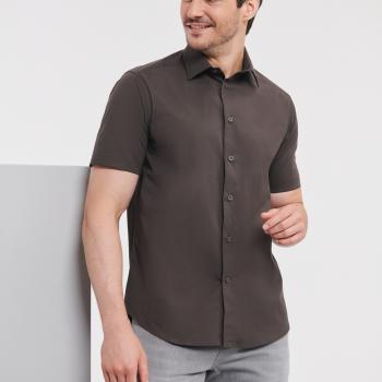 Men's Short-Sleeved Fitted Shirt