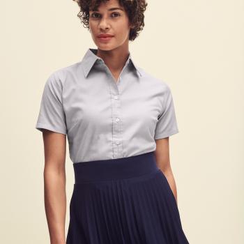 Ladies' Short-Sleeved Oxford Shirt (65-000-0)