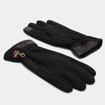 Nubuck glove with touch tips