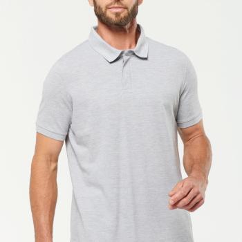 Men's short sleeve stud polo shirt