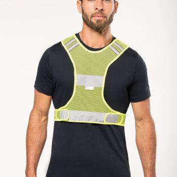 Reflective mesh sports vest