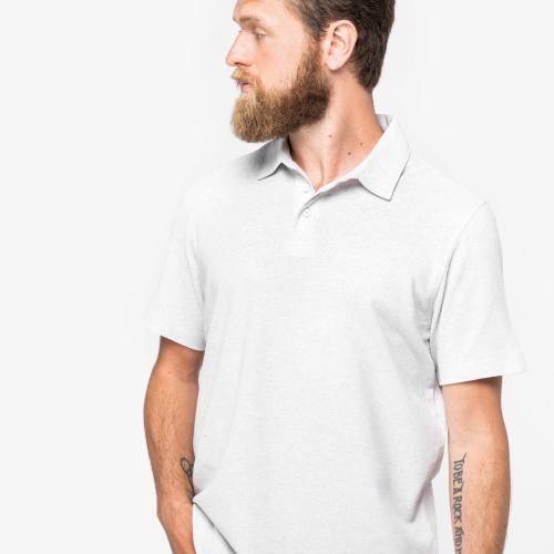 Men's recycled polo shirt-220gsm