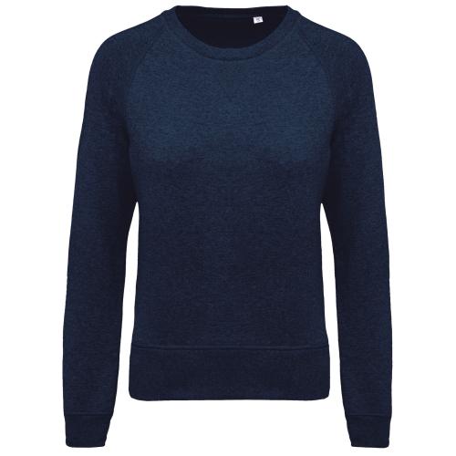 Ladies’ organic cotton crew neck raglan sleeve sweatshirt