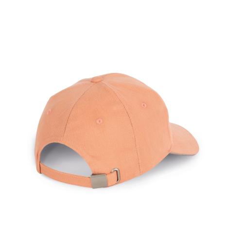 Cap in organic cotton with contrasting sandwich peak - 6 panels