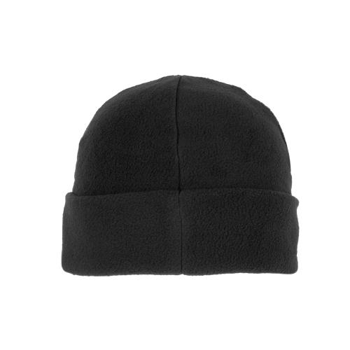 Recycled microfleece beanie with turn-up 
