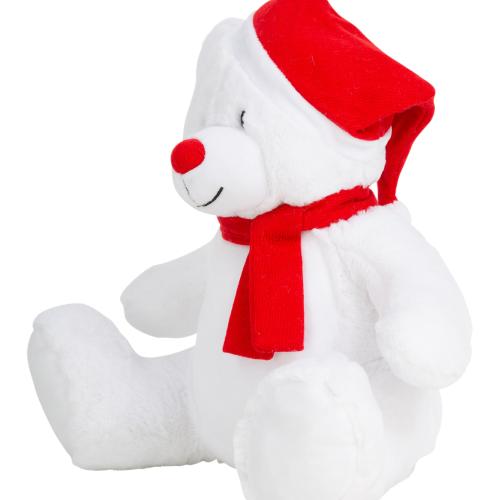 Zipped Christmas cuddly toy bear