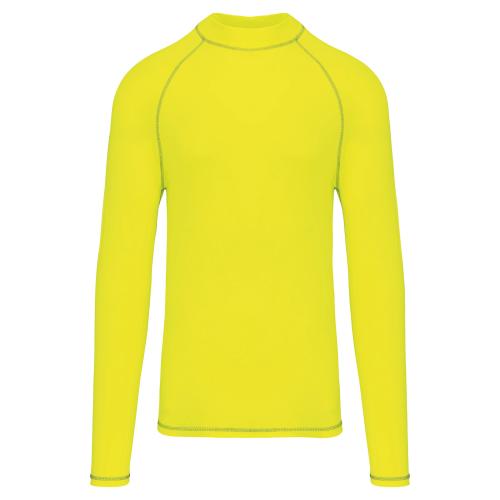 Men's technical long-sleeved T-shirt with UV protection