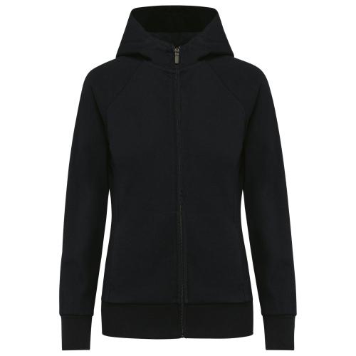 Ladies' zipped hoodie