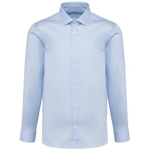 Men's long-sleeved twill shirt