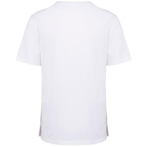 Unisex short-sleeved cotton tunic