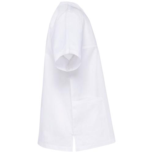 Unisex short-sleeved cotton tunic