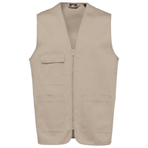 Unisex polycotton multi-pocket vest