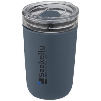 Gobelet en verre Bello de 420 ml avec paroi extérieure en plastique recyclé