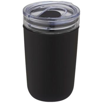 Gobelet en verre Bello de 420 ml avec paroi extérieure en plastique recyclé