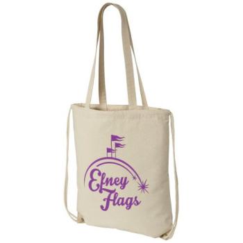 Sac à dos en coton 240 g/m² avec cordon de serrage Eliza 6L