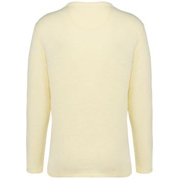Sweat-shirt écoresponsable à col rond délavé French Terry unisexe
