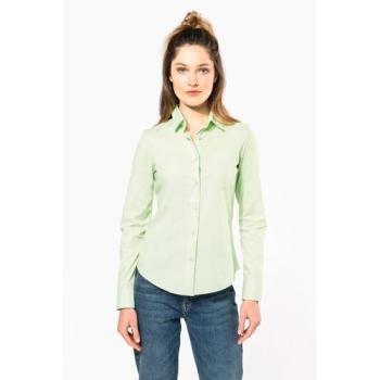 Ladies’ easy-care polycotton poplin shirt