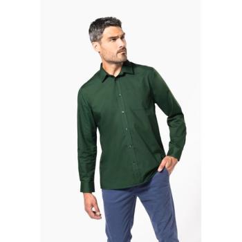 Men's easy-care polycotton poplin shirt