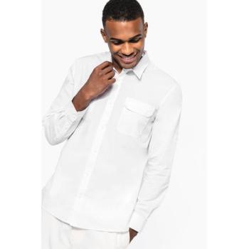 Men's long-sleeved safari shirt