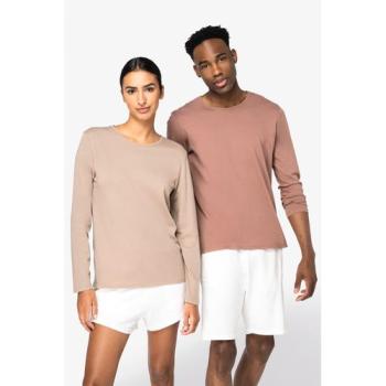 T-shirt écoresponsable délavé manches longues unisexe