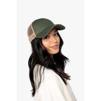 Casquette trucker écoresponsable 6 panneaux unisexe