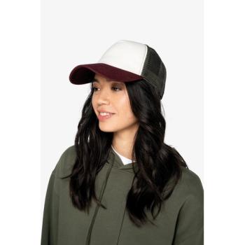 Casquette trucker écoresponsable 5 panneaux unisexe