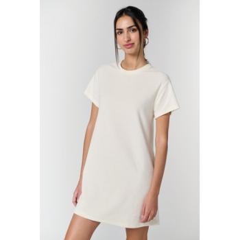 Robe t-shirt écoresponsable en éponge à épaules tombantes femme