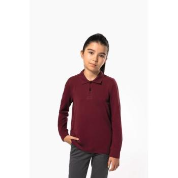Polo manches longues enfant