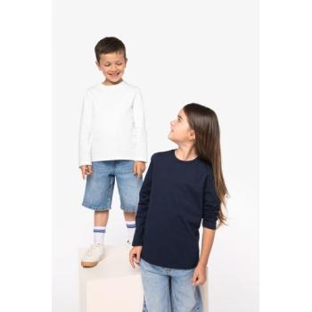 T-shirt écoresponsable manches longues enfant