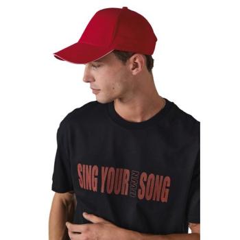 Casquette 5 panneaux avec sandwich - K-up Gold Label
