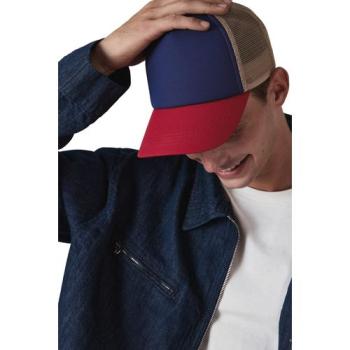 Casquette trucker 5 panneaux en coton canvas - K-up Gold Label