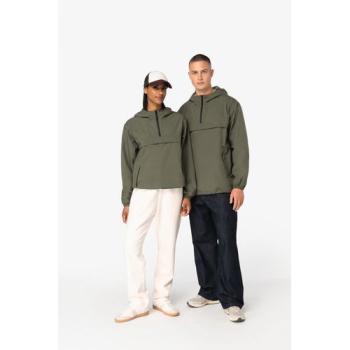Eco-friendly unisex quarter zipper waterproof windbreaker