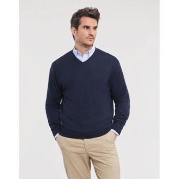 Men`s V-Neck Knitted Pullover
