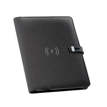 EMERGE A5 FOLDER. Conférencier A5 avec chargeur sans fil