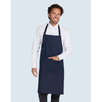 LISBON - Cotton Heavyweight Bib Apron with Pocket