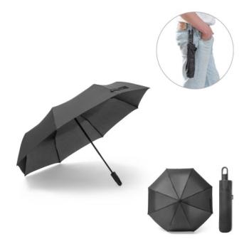 GUSTAVO. Parapluie pongé 190T rPET avec ouverture et fermeture automatiques
