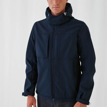 Veste softshell capuche homme