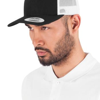 Two-tone retro trucker cap