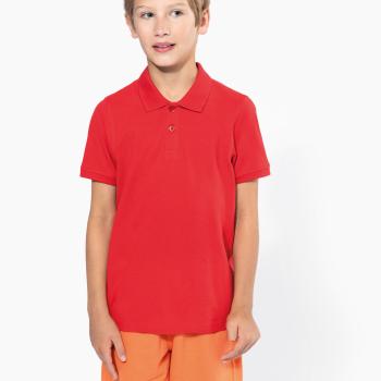 Kids' short-sleeved polo shirt